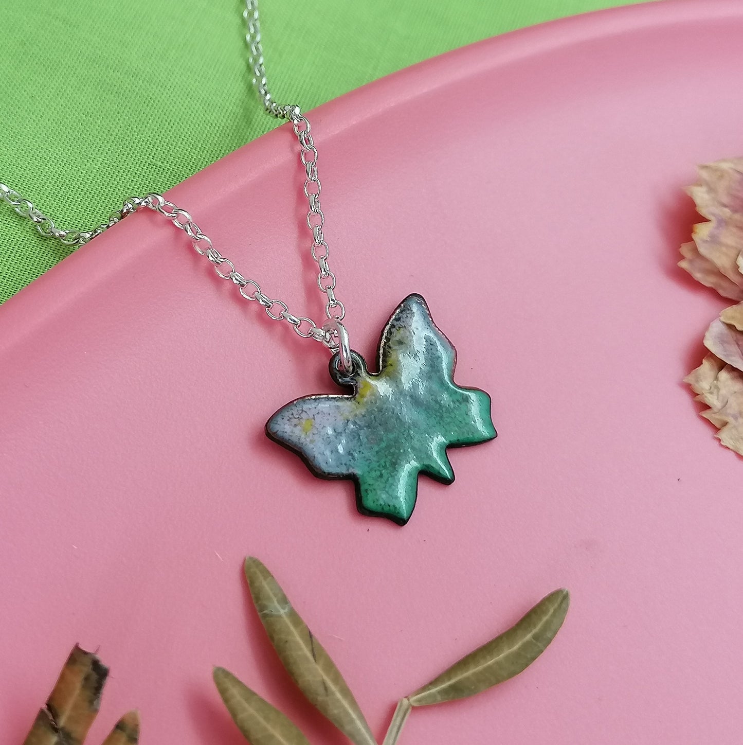Colourful Butterfly Necklace