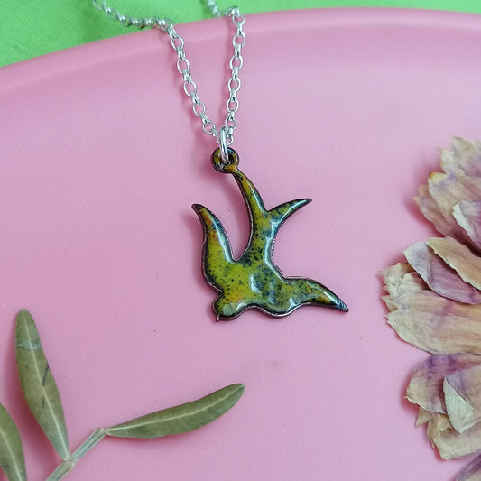 Yellow Bird Necklace