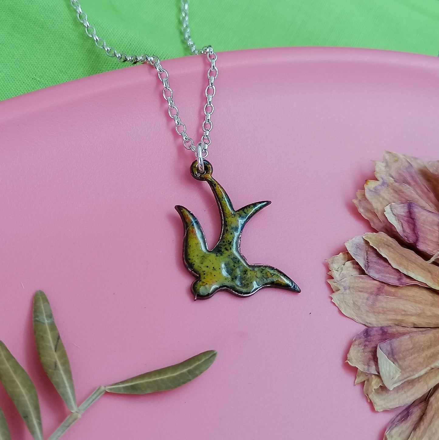 Yellow Bird Necklace