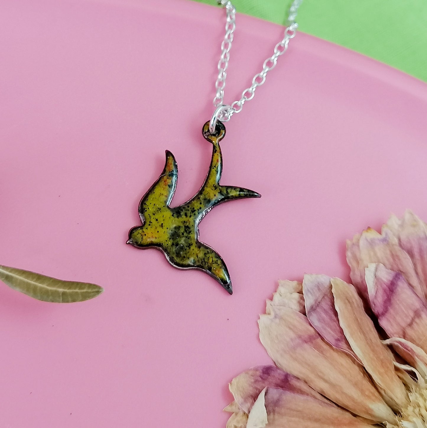 Yellow Bird Necklace