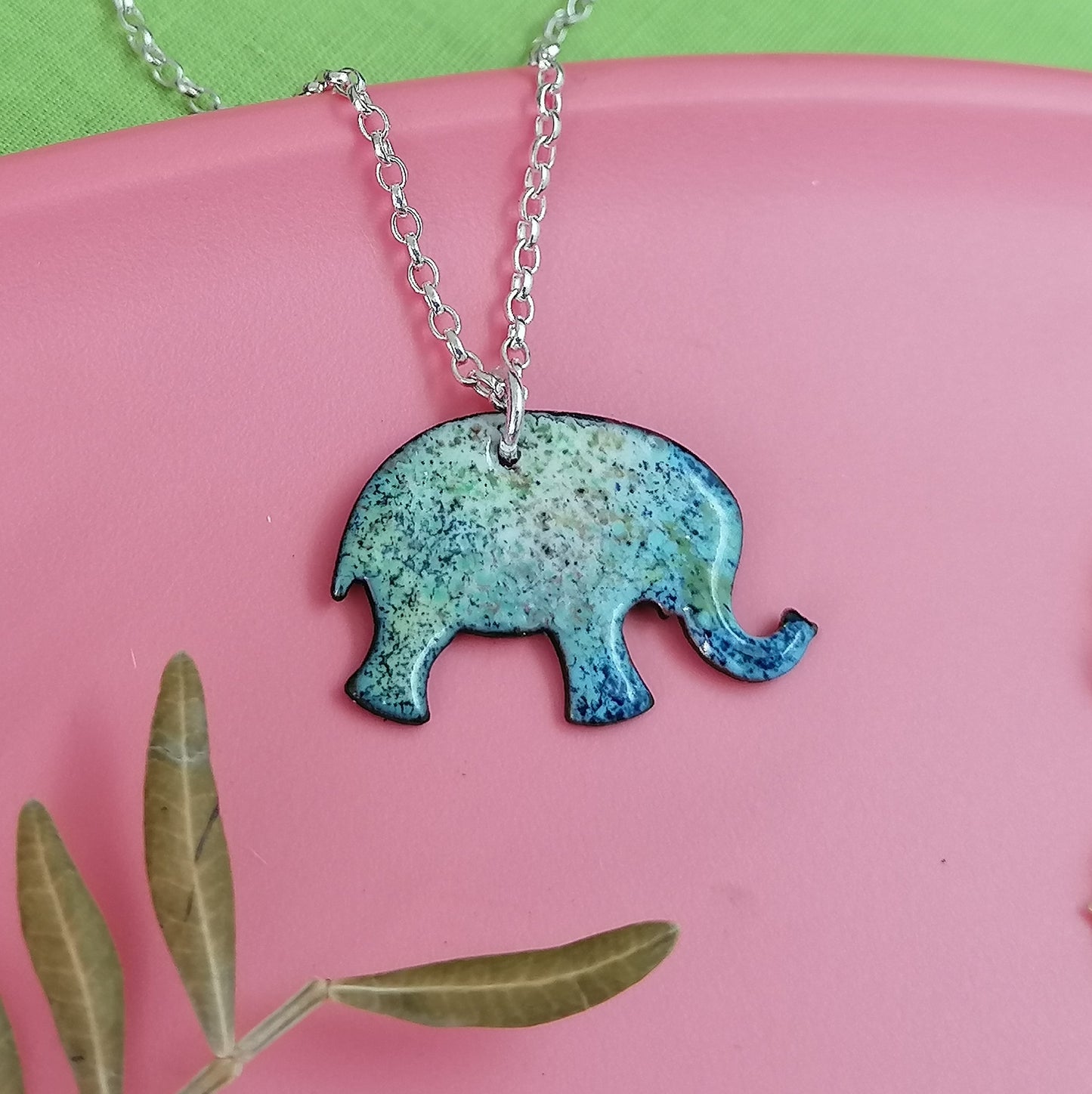 Colourful Elephant Necklace