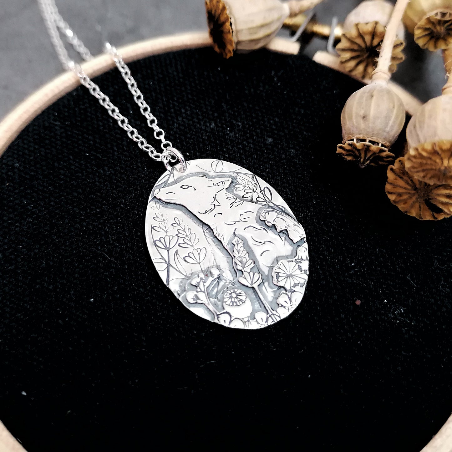 Fox In A Meadow Necklace