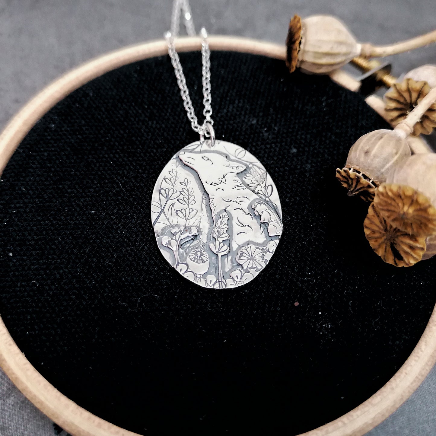 Fox In A Meadow Necklace