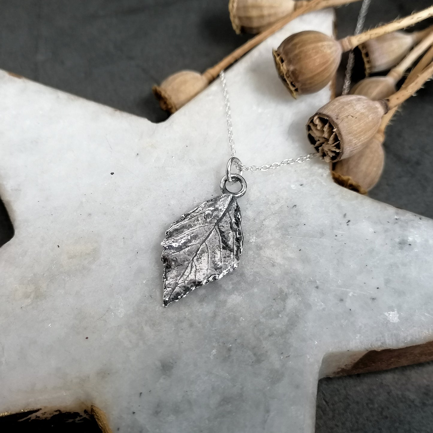 Beech Leaf Necklace