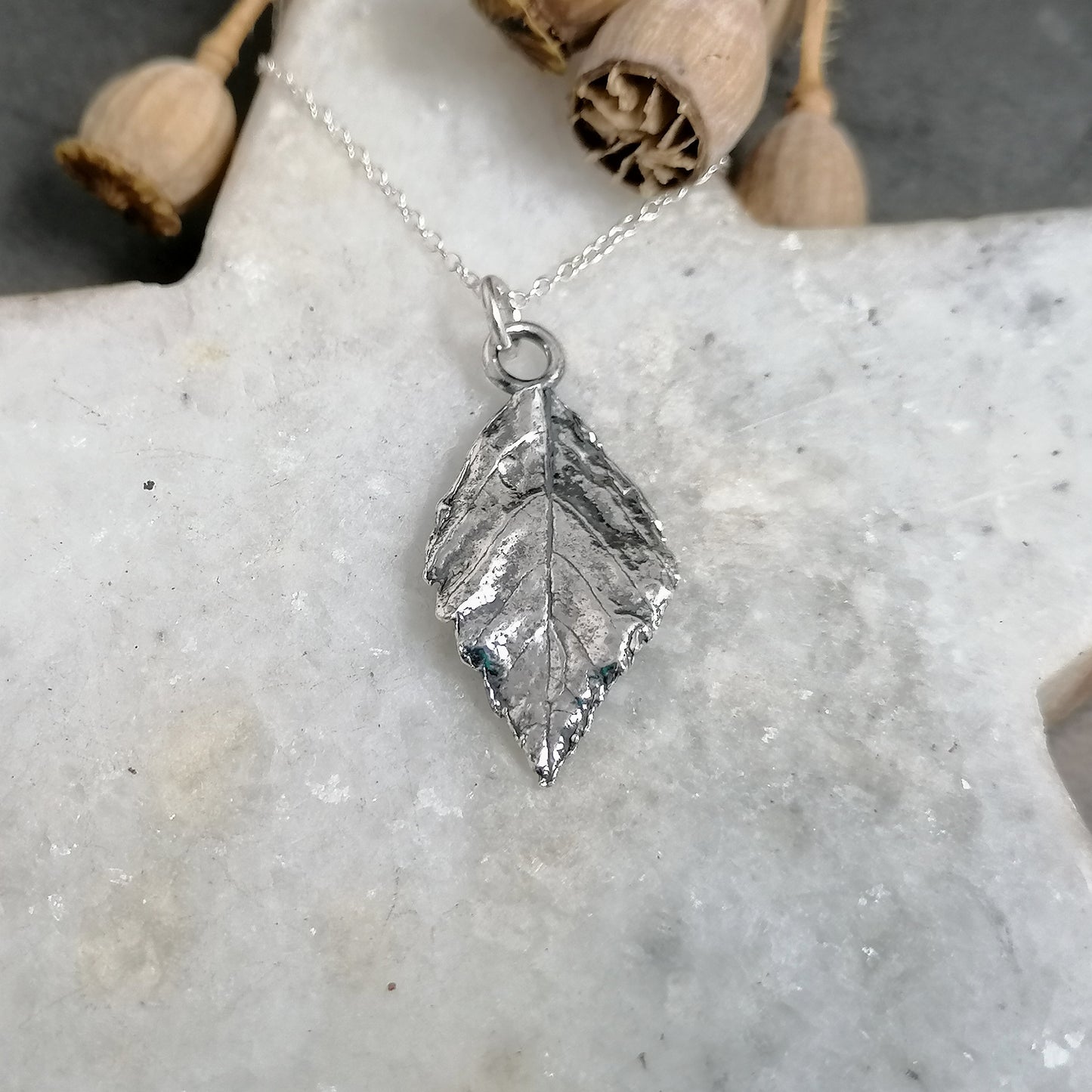Beech Leaf Necklace