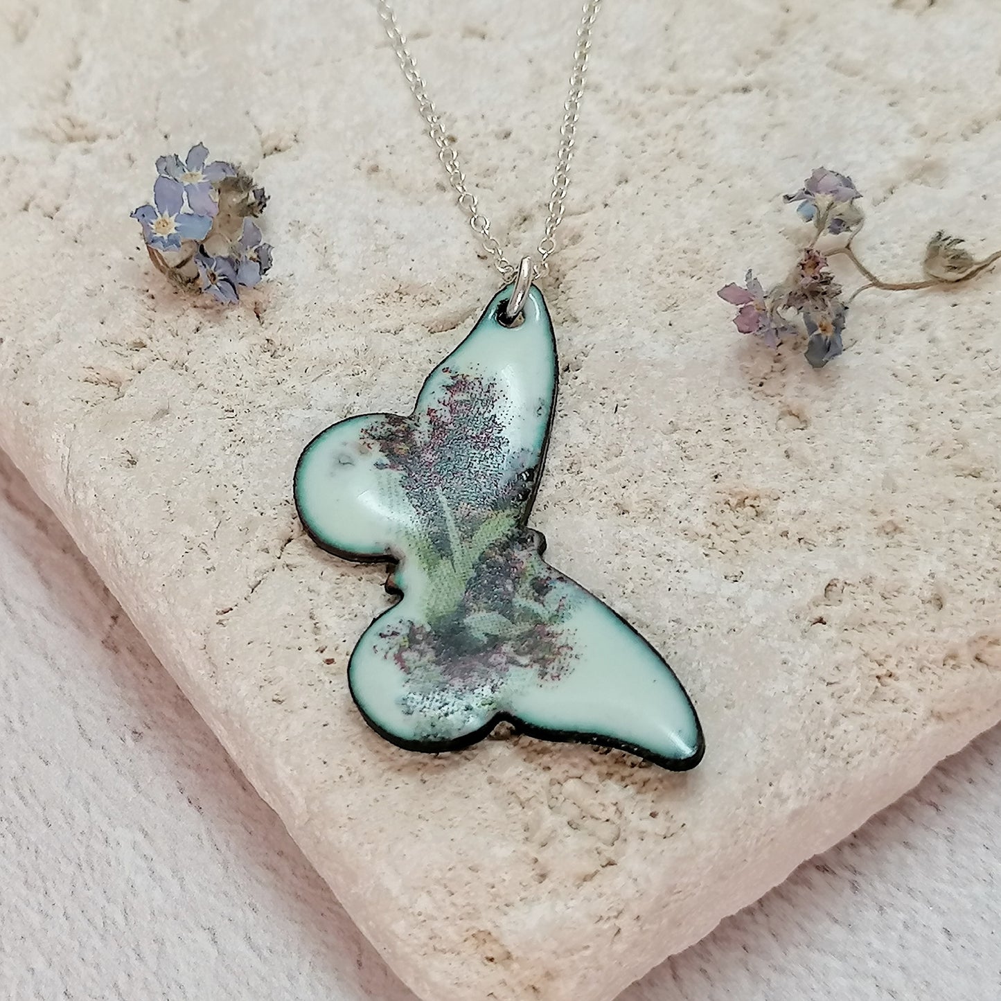 Butterfly Lavender Necklace