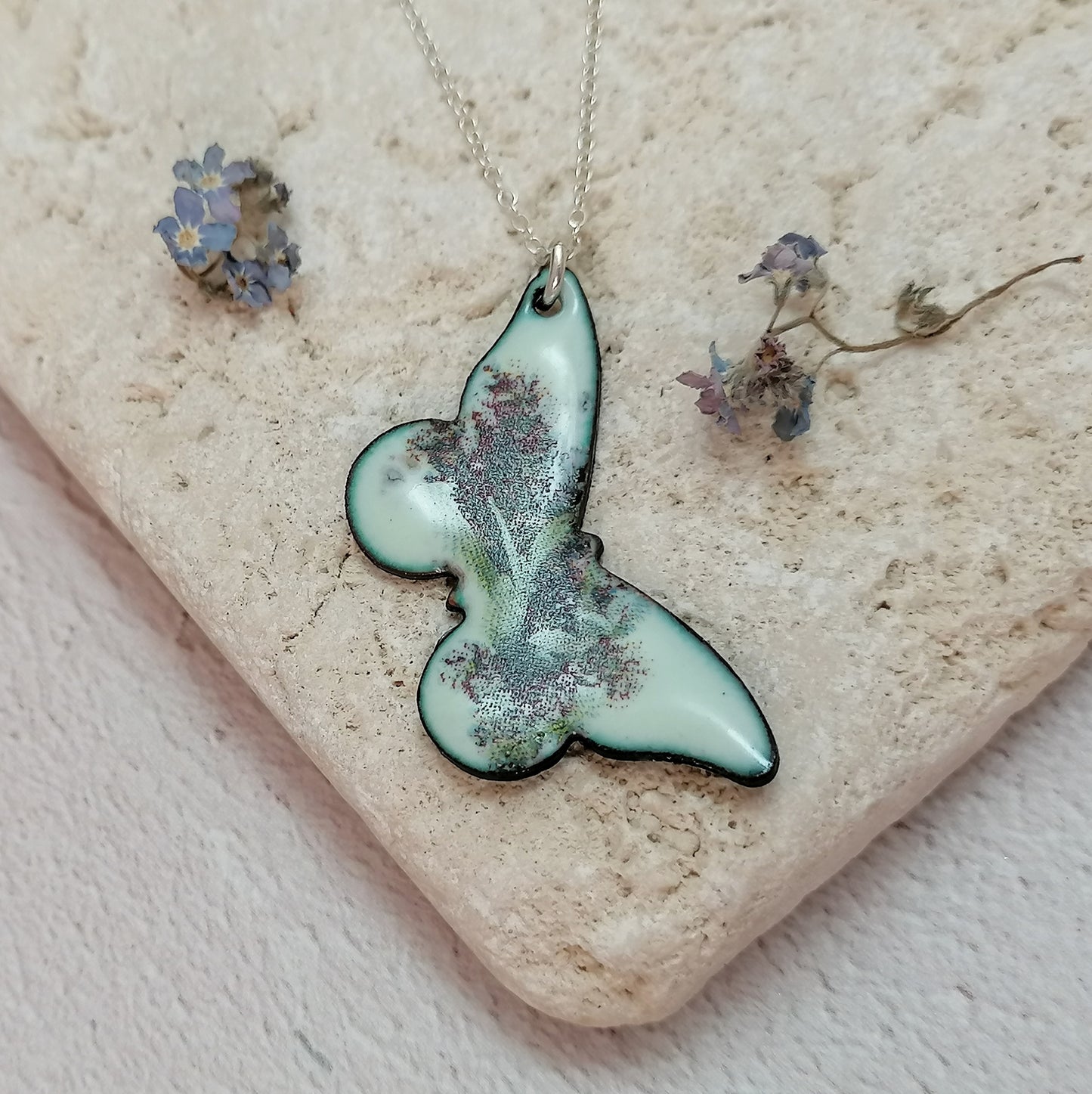 Butterfly Lavender Necklace