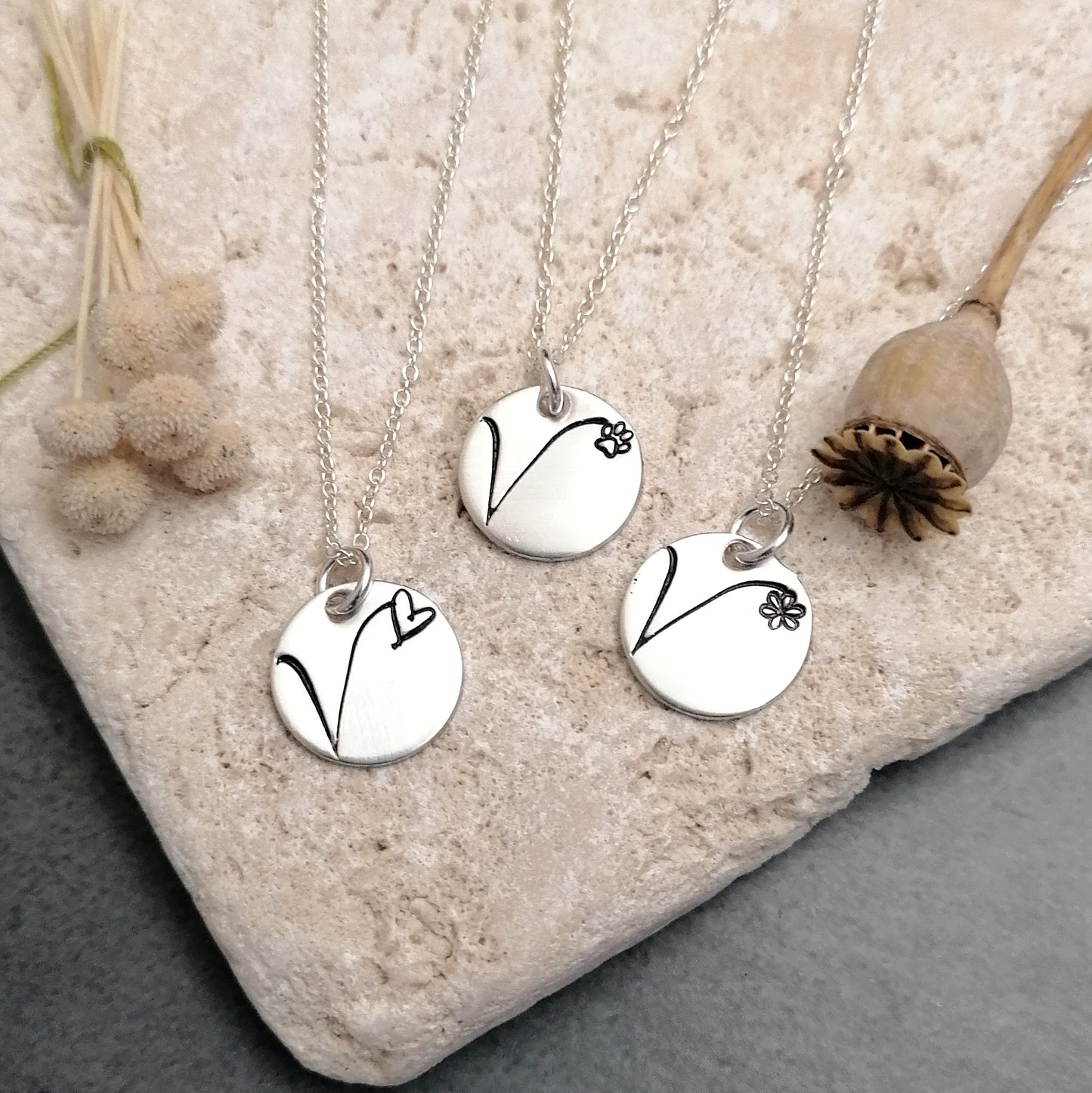 V for Vegan Necklace