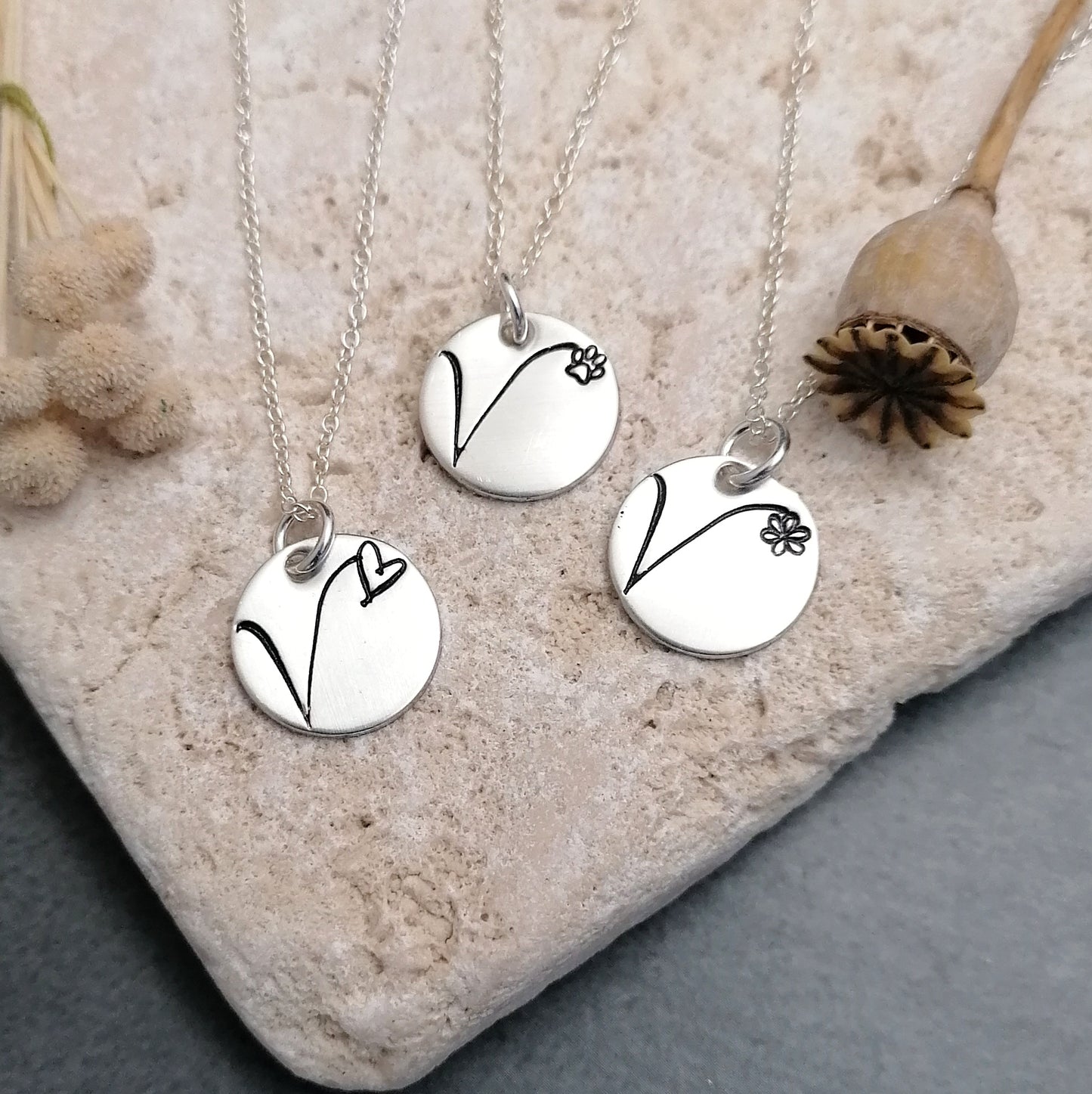 V for Vegan Necklace