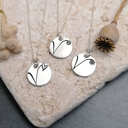 V for Vegan Necklace