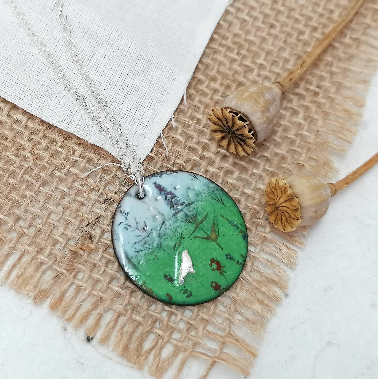 Among The Wildflowers Crow Necklace