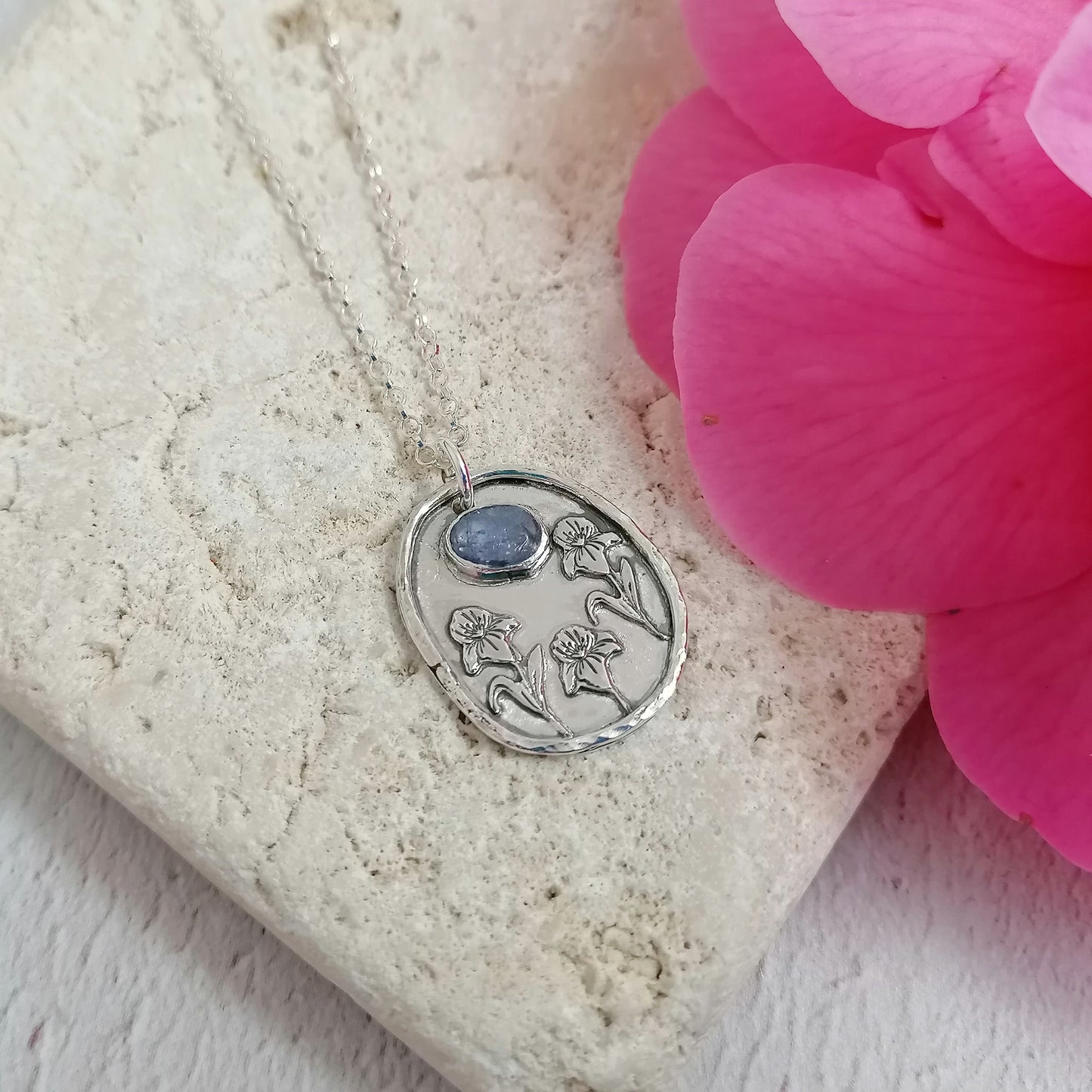 Violet and Tanzanite Necklace