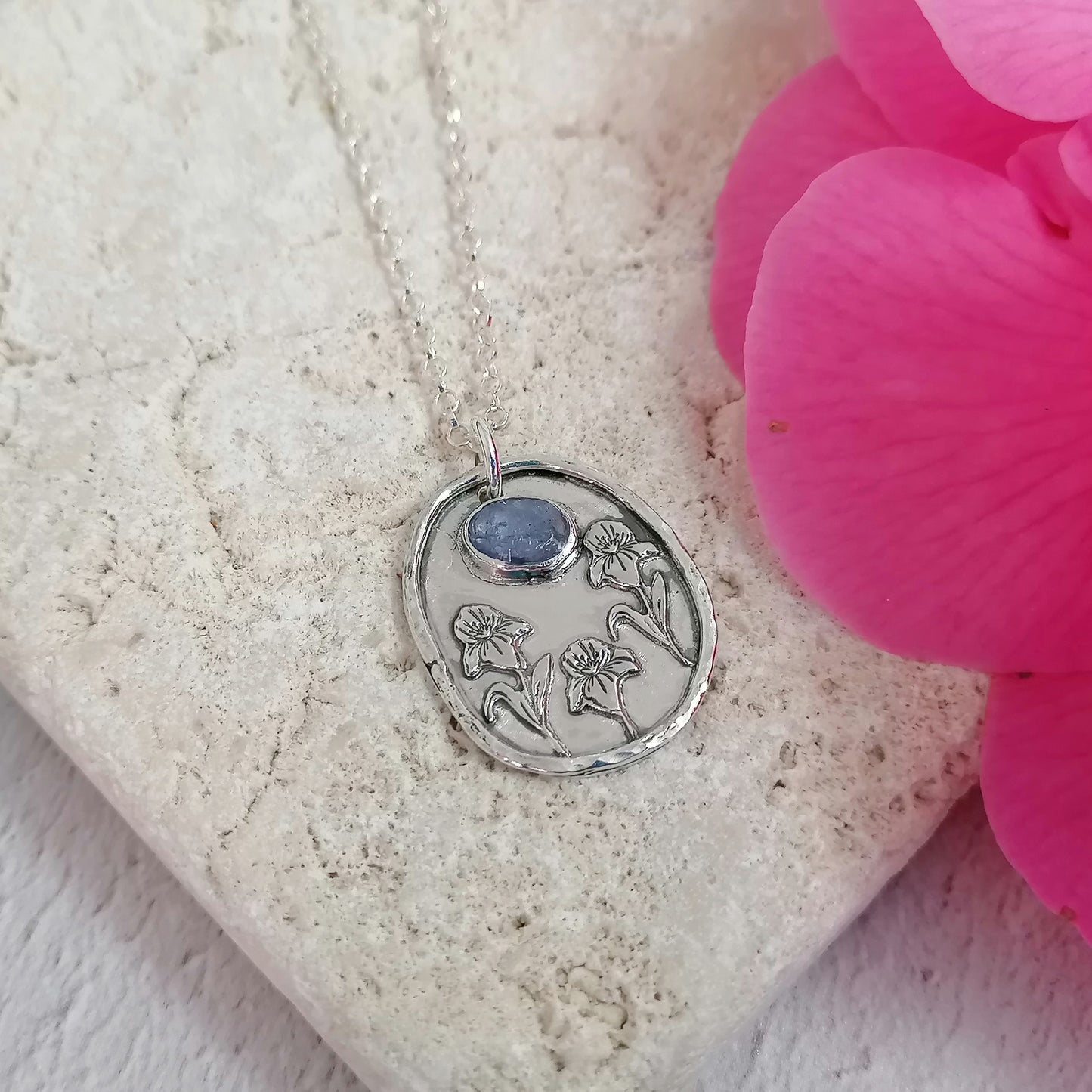 Violet and Tanzanite Necklace