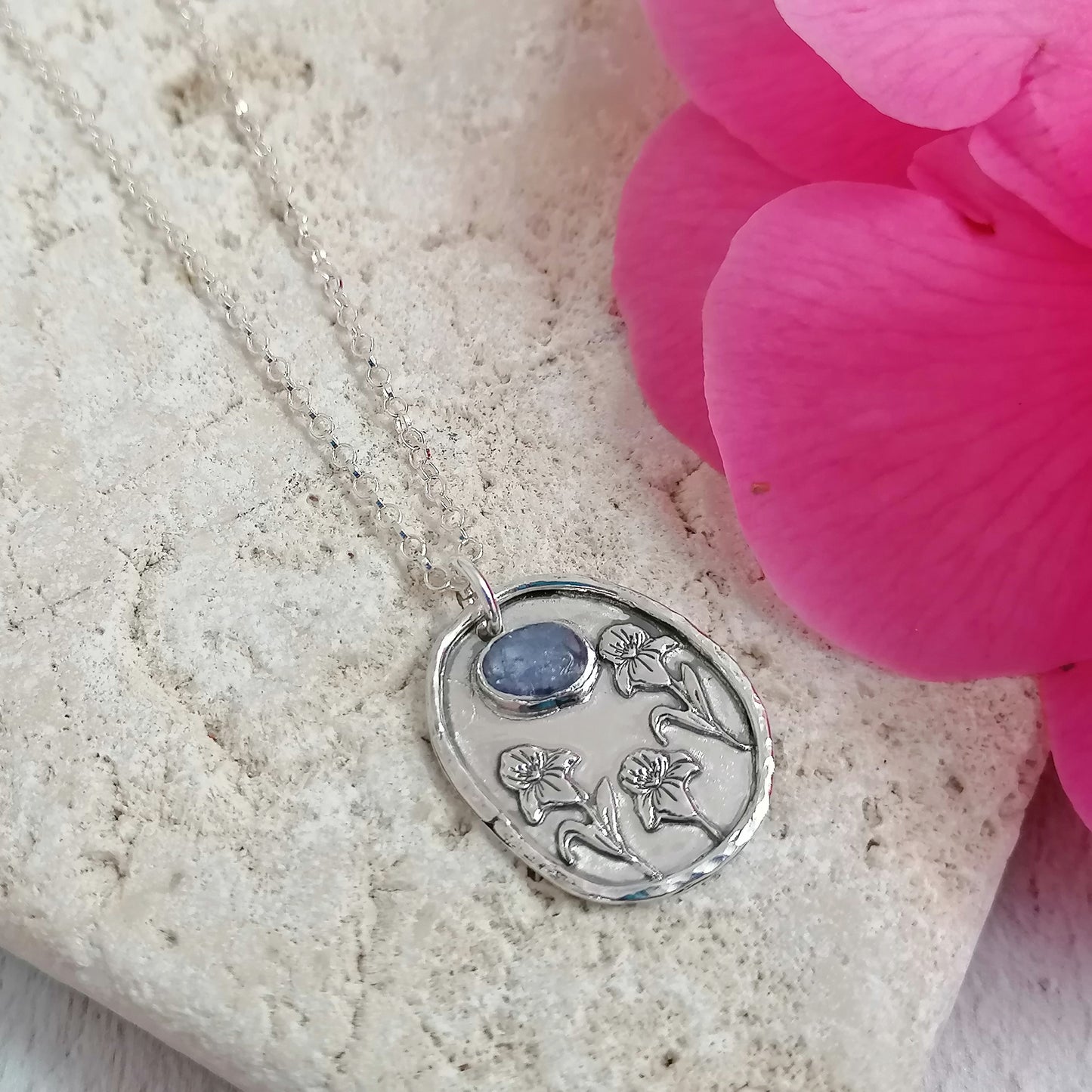 Violet and Tanzanite Necklace