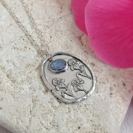 Violet and Tanzanite Necklace