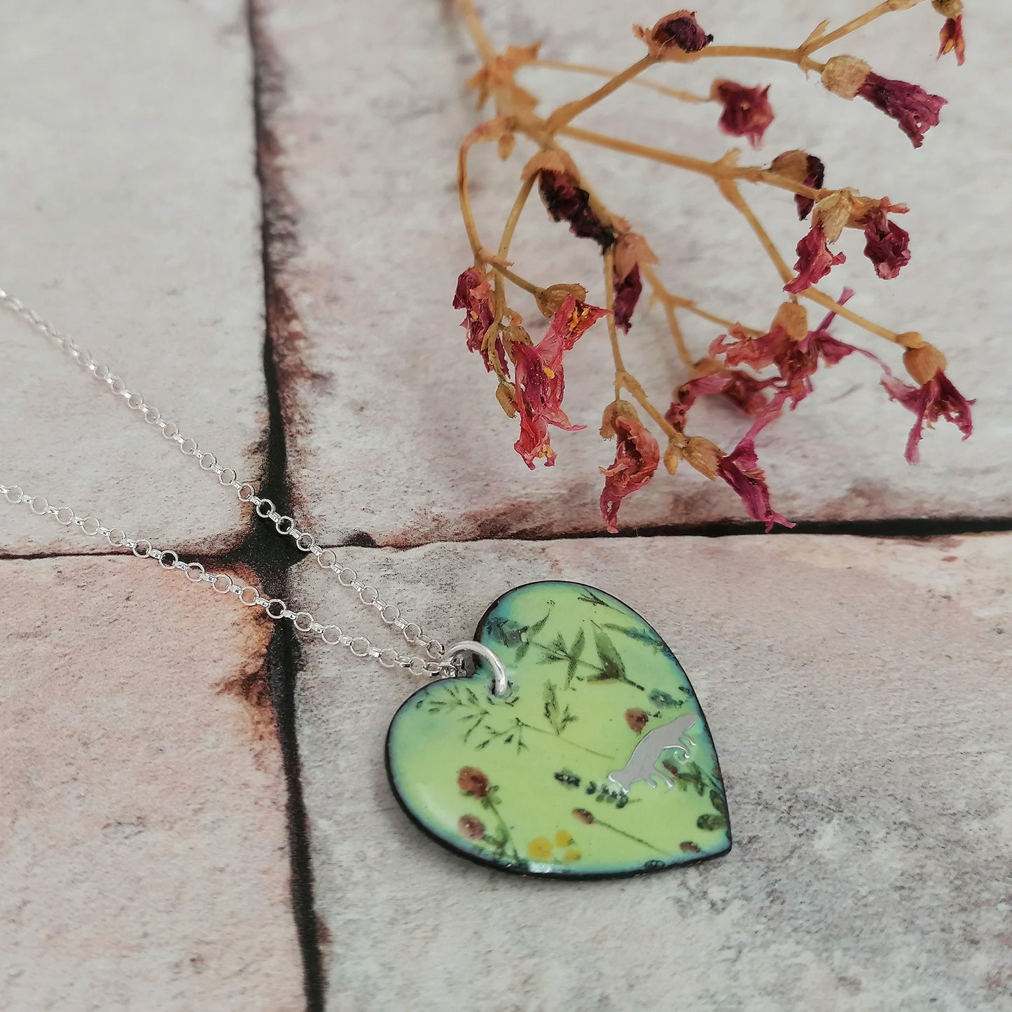 Among The Wildflowers Fox Necklace