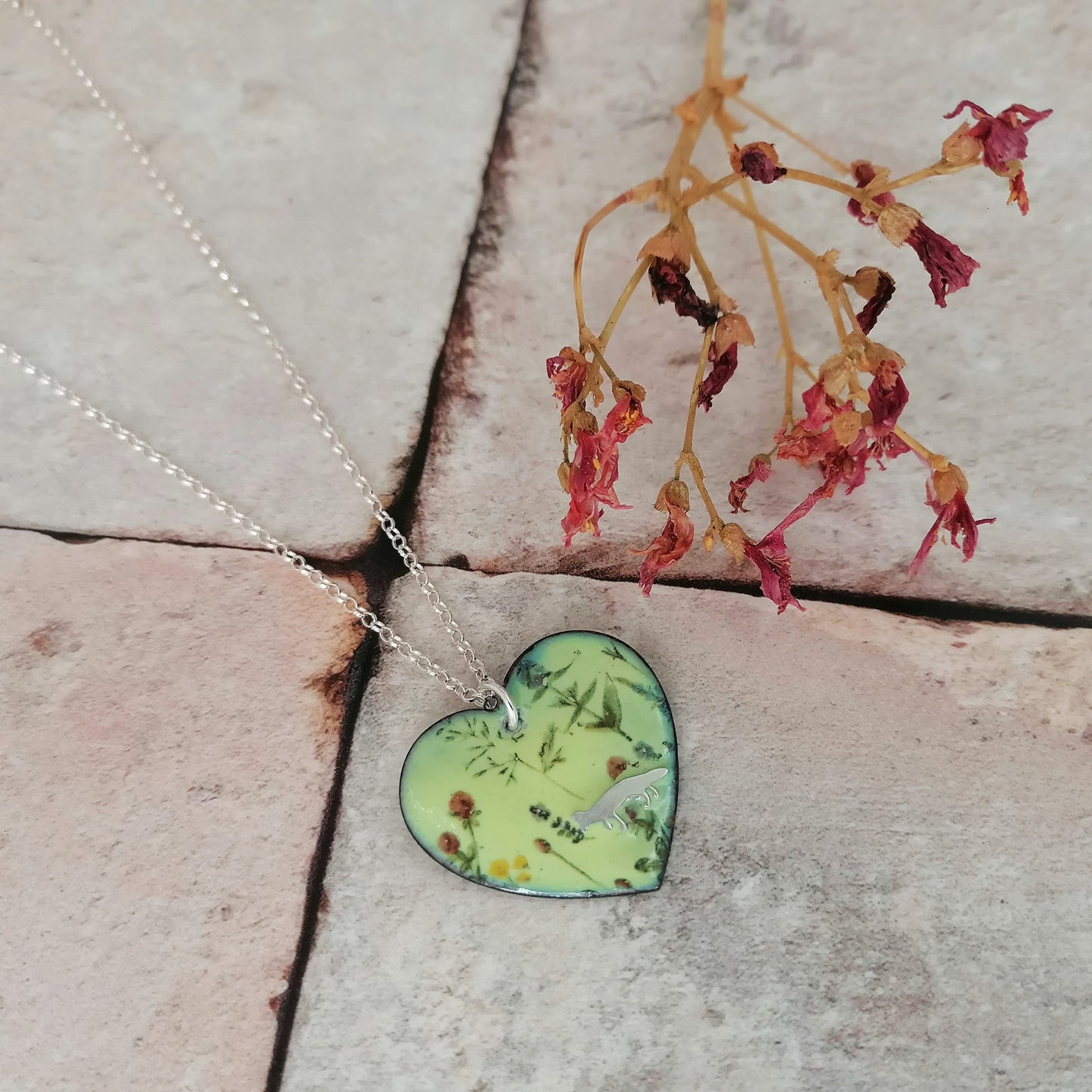 Among The Wildflowers Fox Necklace