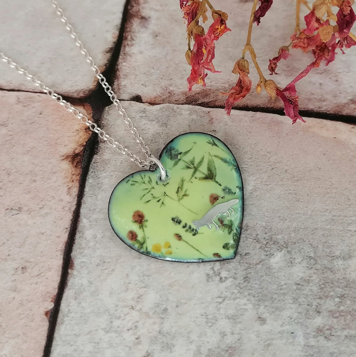 Among The Wildflowers Fox Necklace