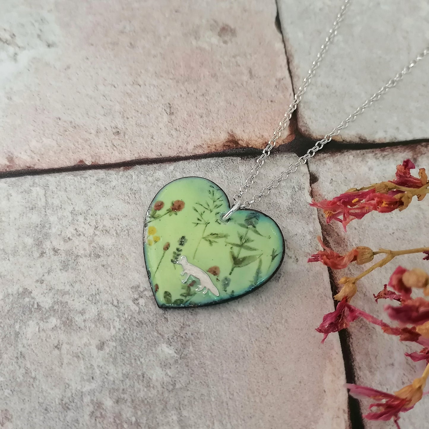 Among The Wildflowers Fox Necklace