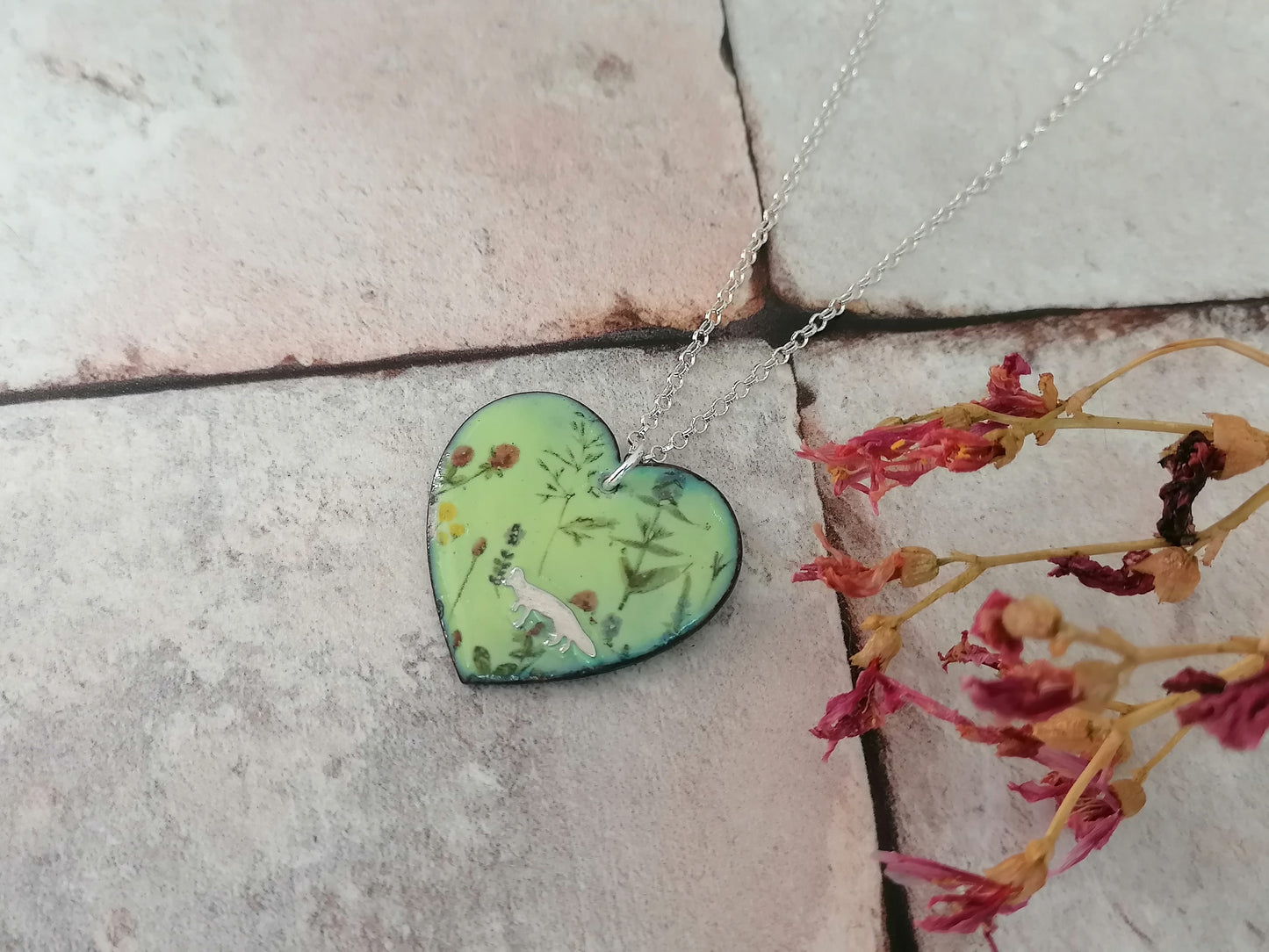 Among The Wildflowers Fox Necklace