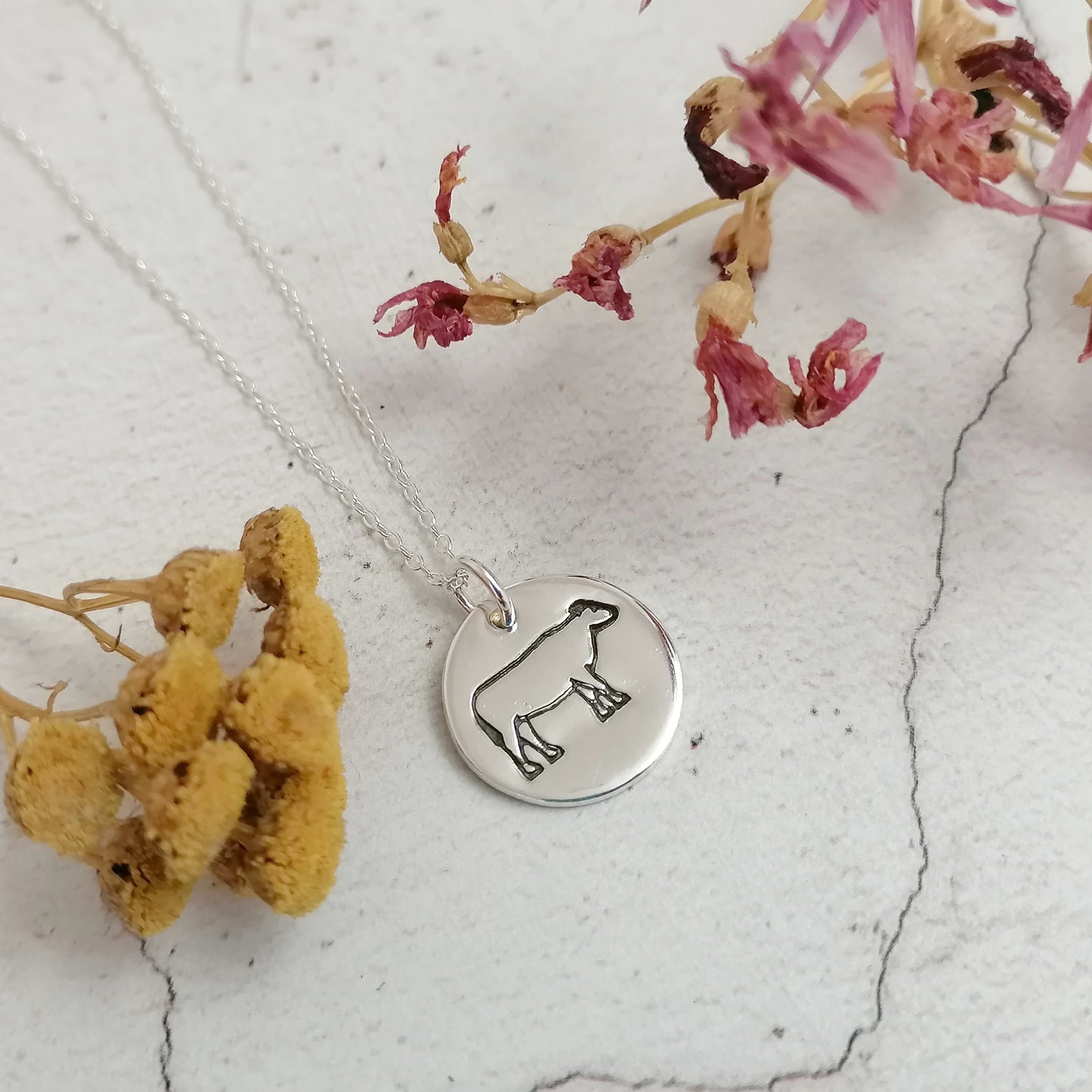 Cow Outline Necklace