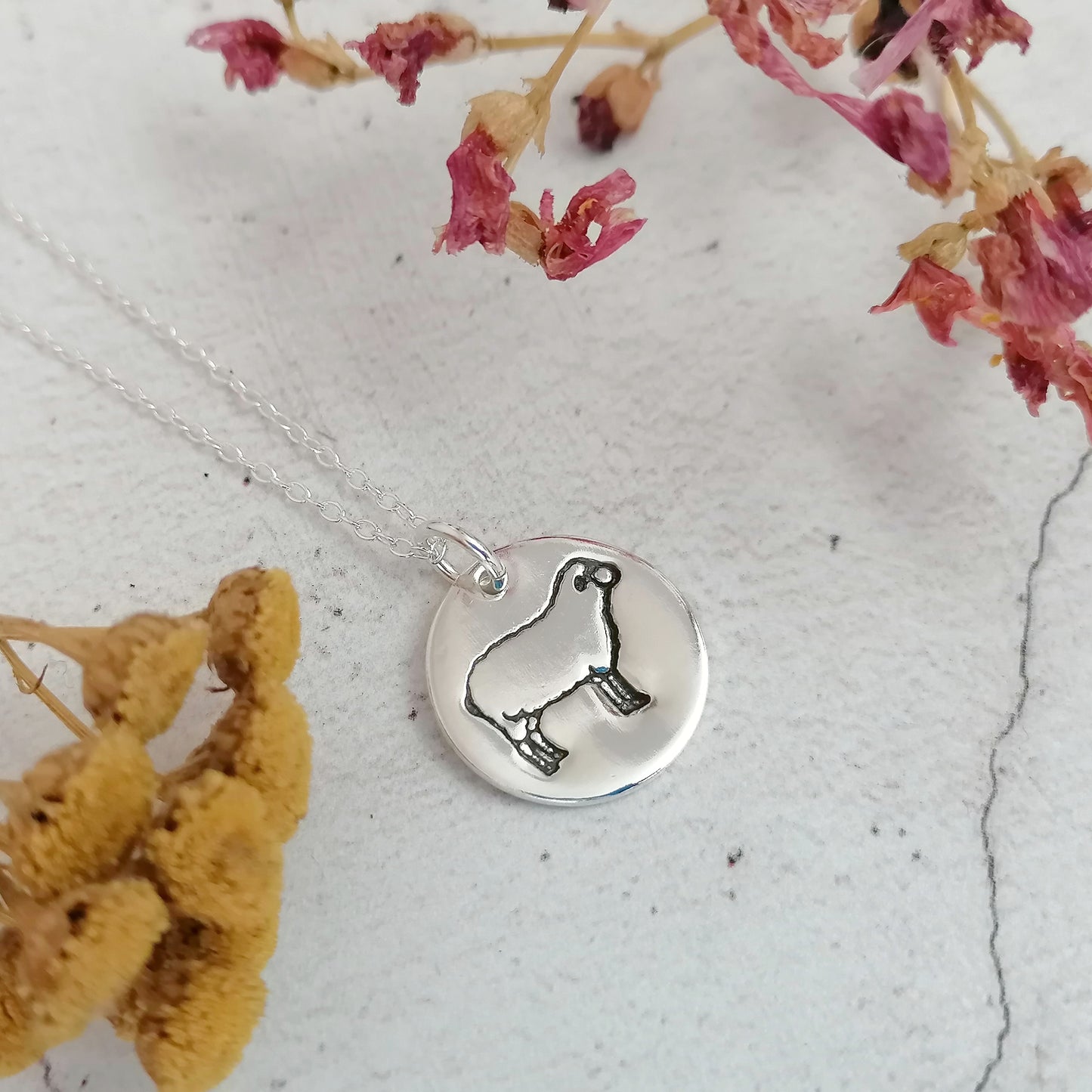 Sheep Outline Necklace