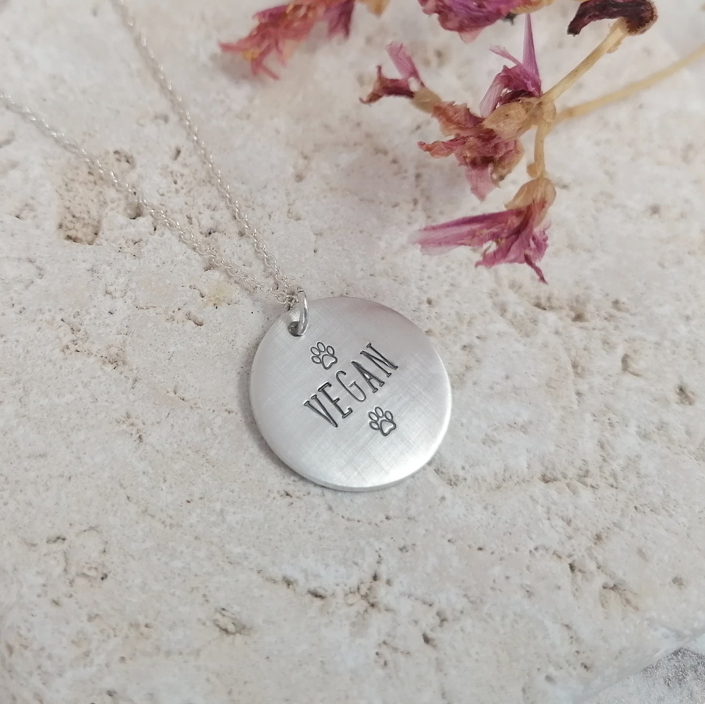 Vegan Paw Necklace