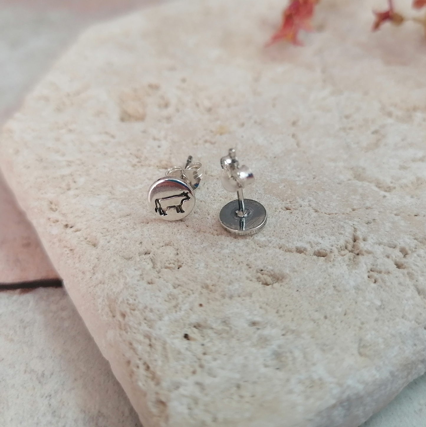 Cow Stud Earrings