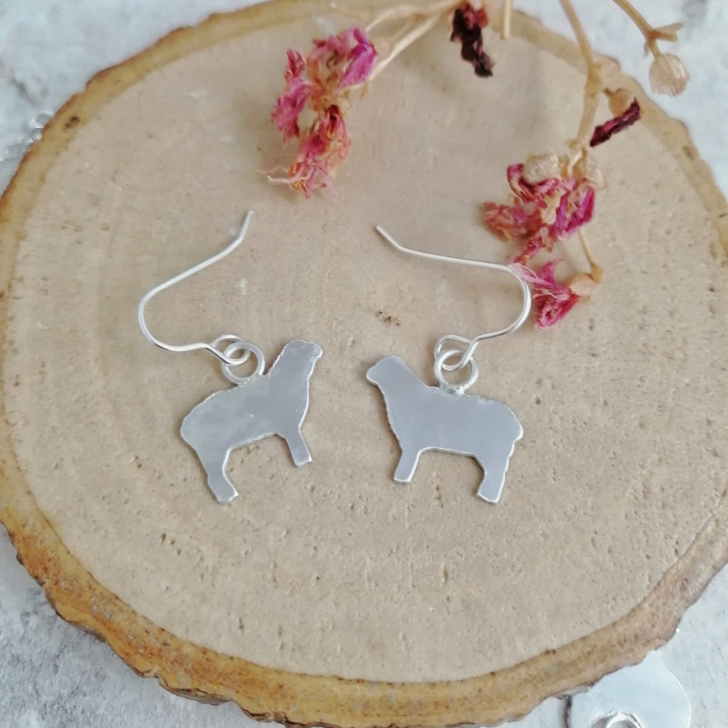Sheep Shaped Dangle Earrings