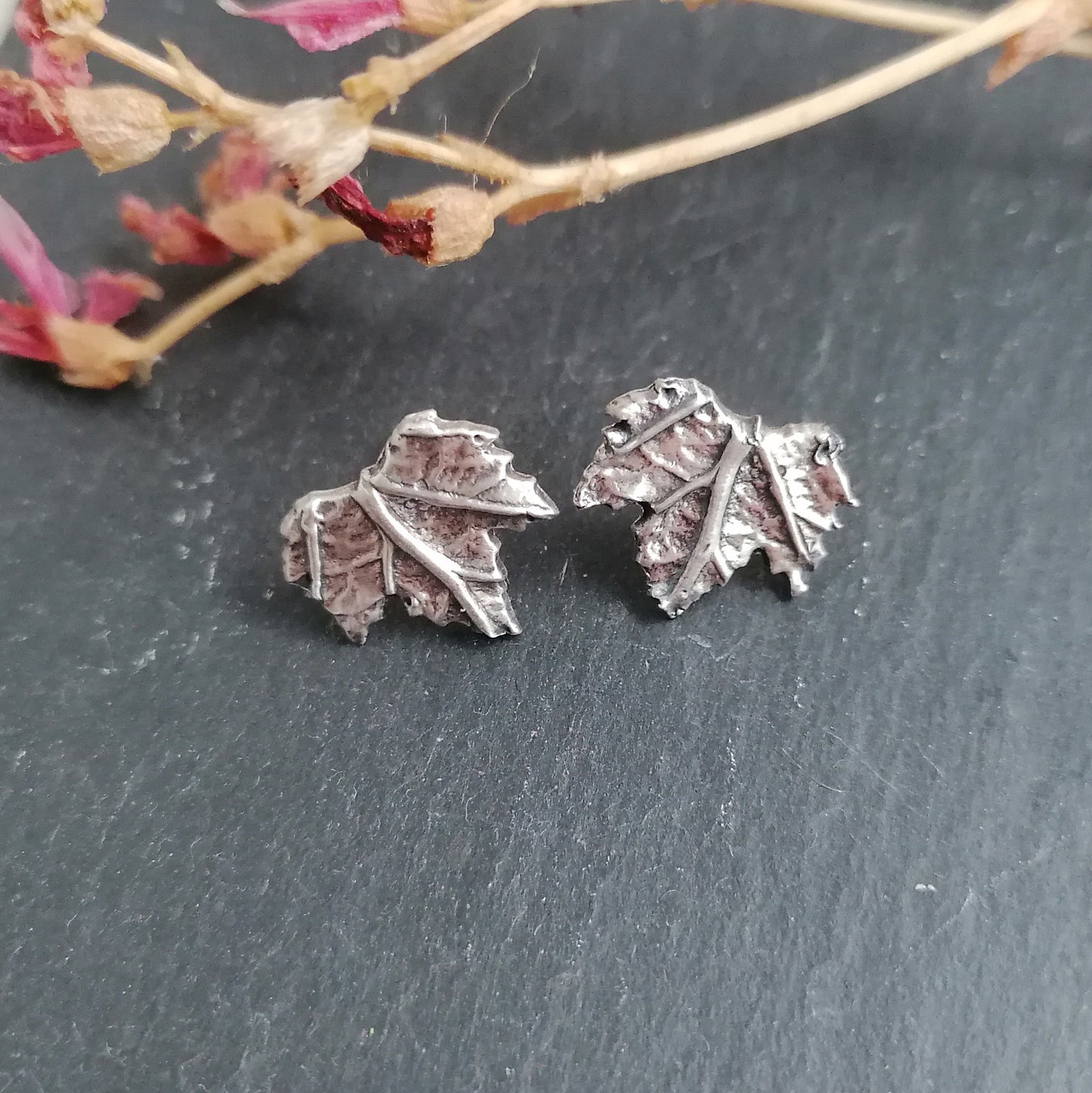 Sycamore Leaf Earrings