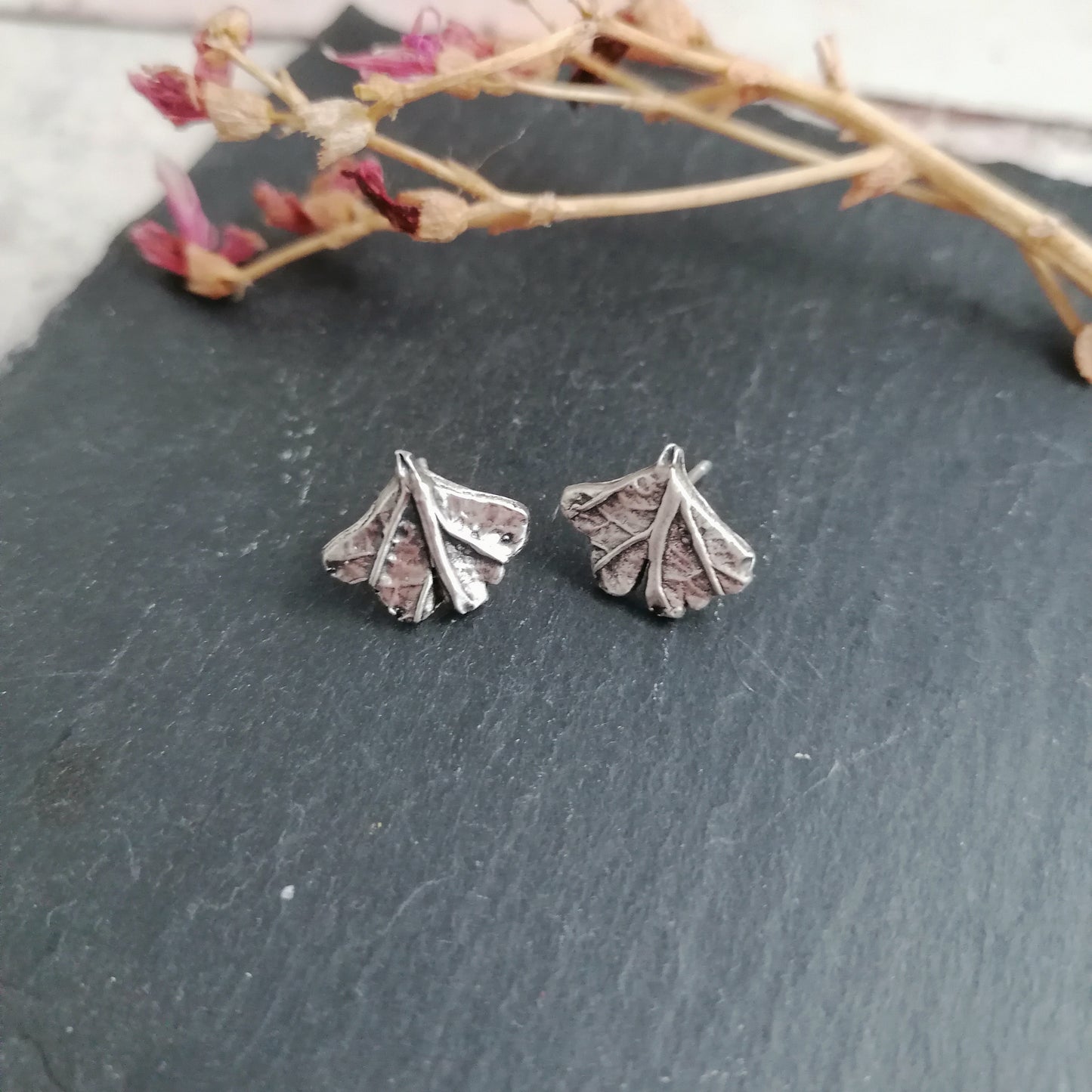 Ginkgo Leaf Earrings