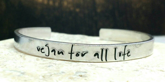 Vegan For All Life Bracelet