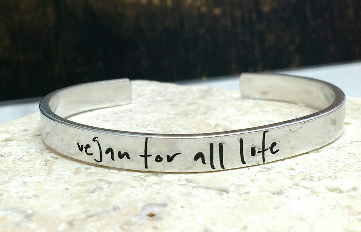 Vegan For All Life Bracelet