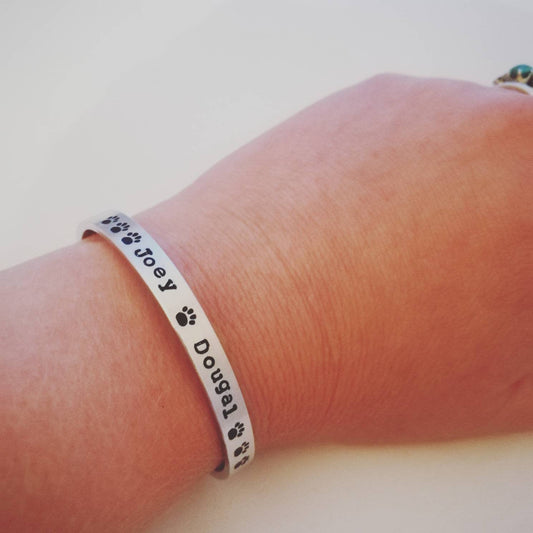 Personalised Pet Name Bracelet