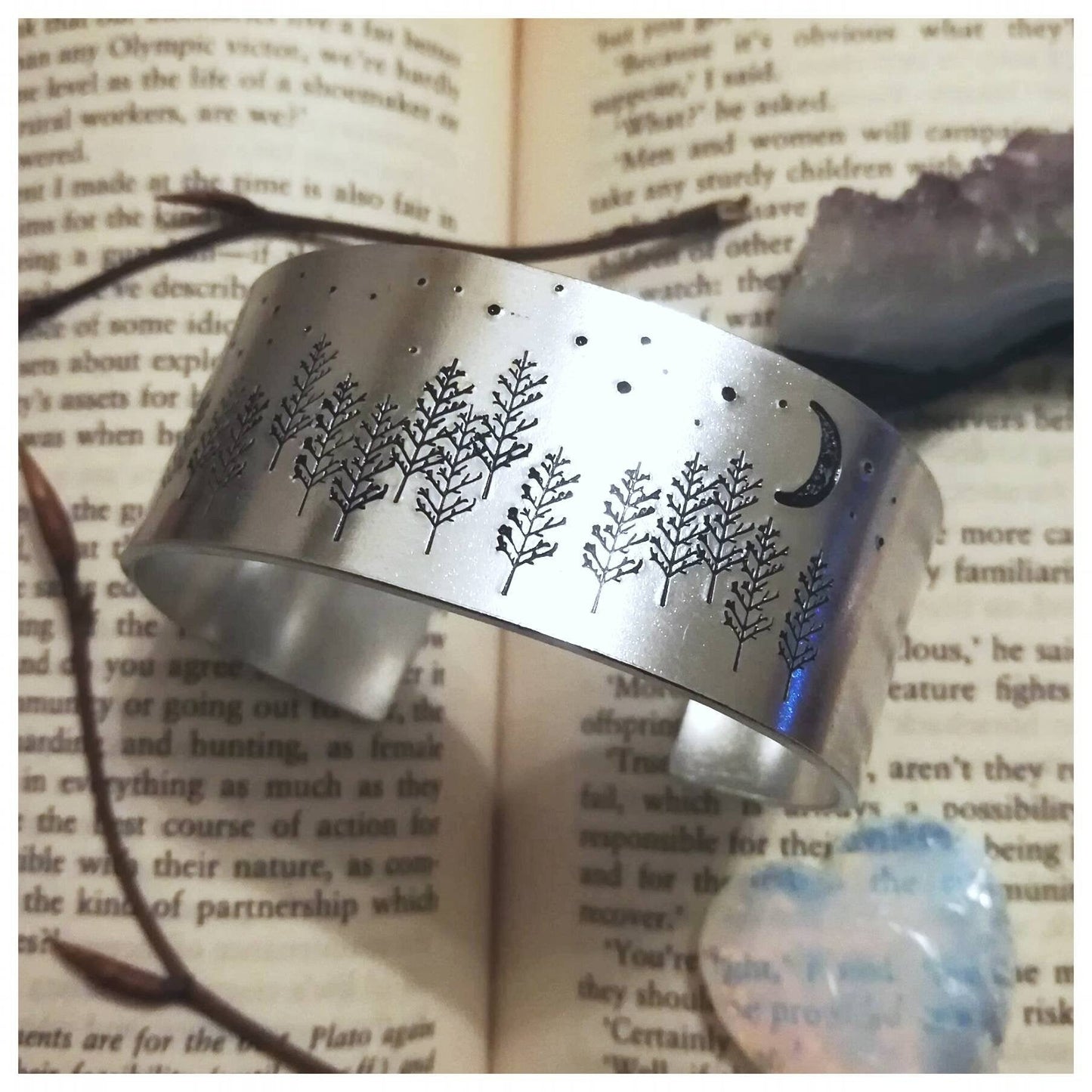Starry Forest Cuff Bracelet