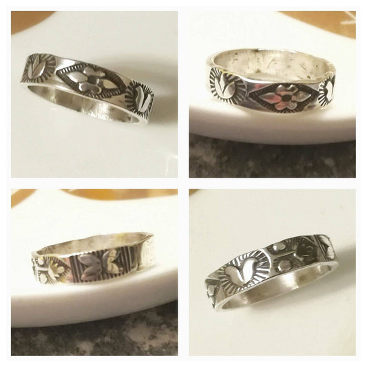 Boho Patterned Ring
