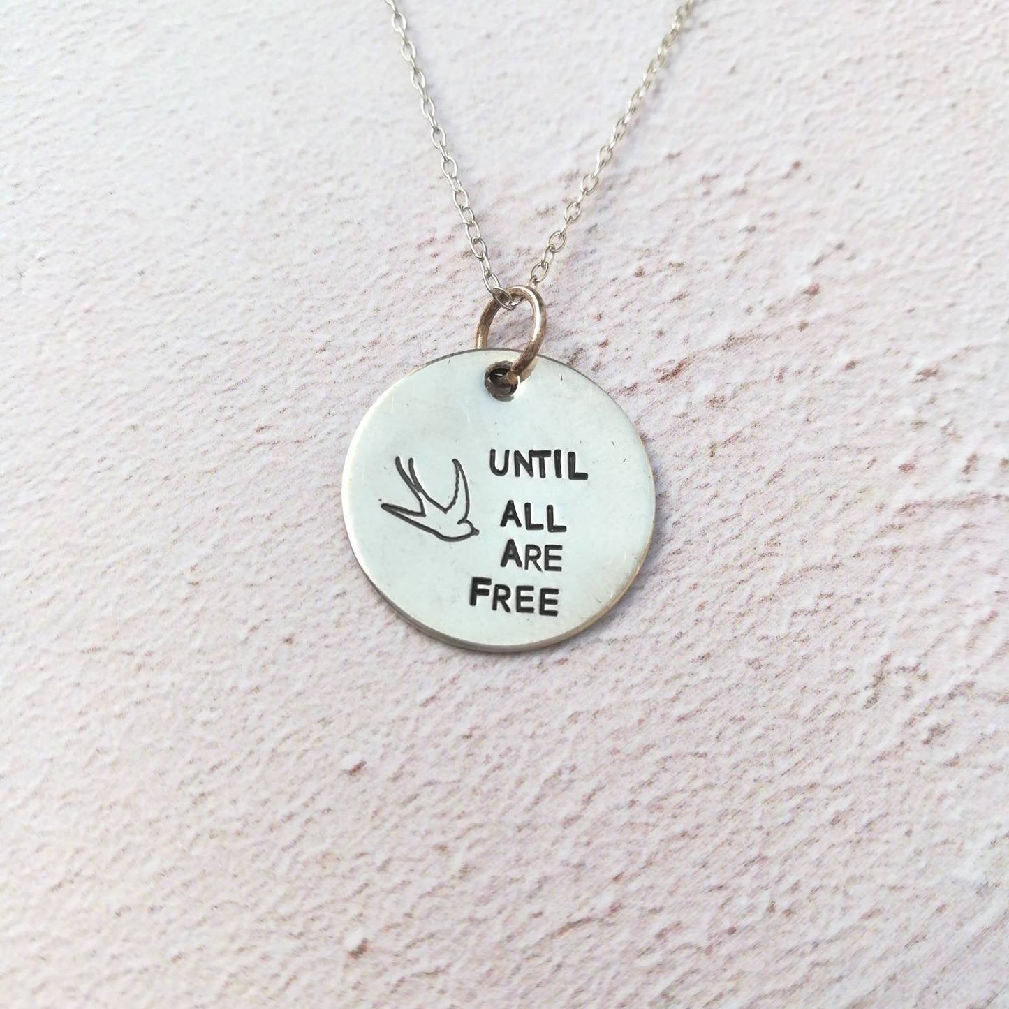 Until All Are Free Necklace