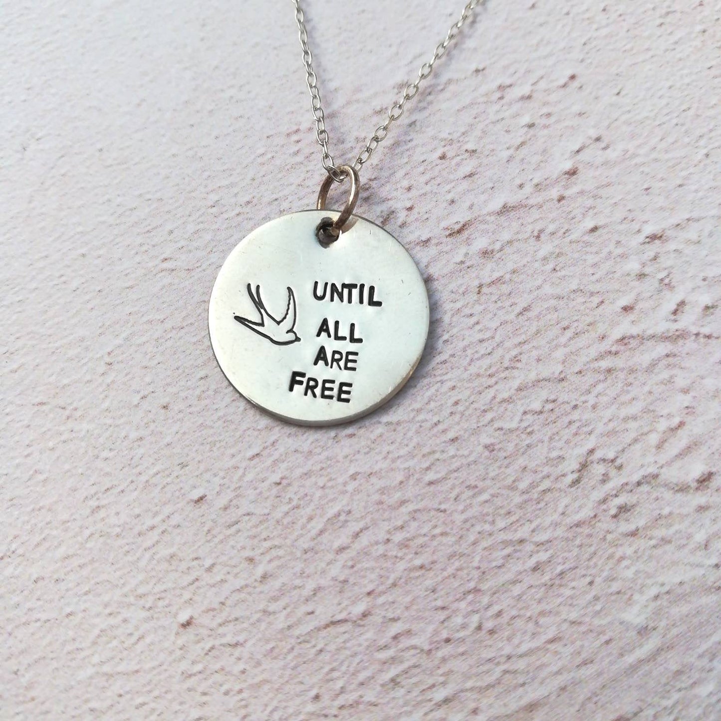 Until All Are Free Necklace