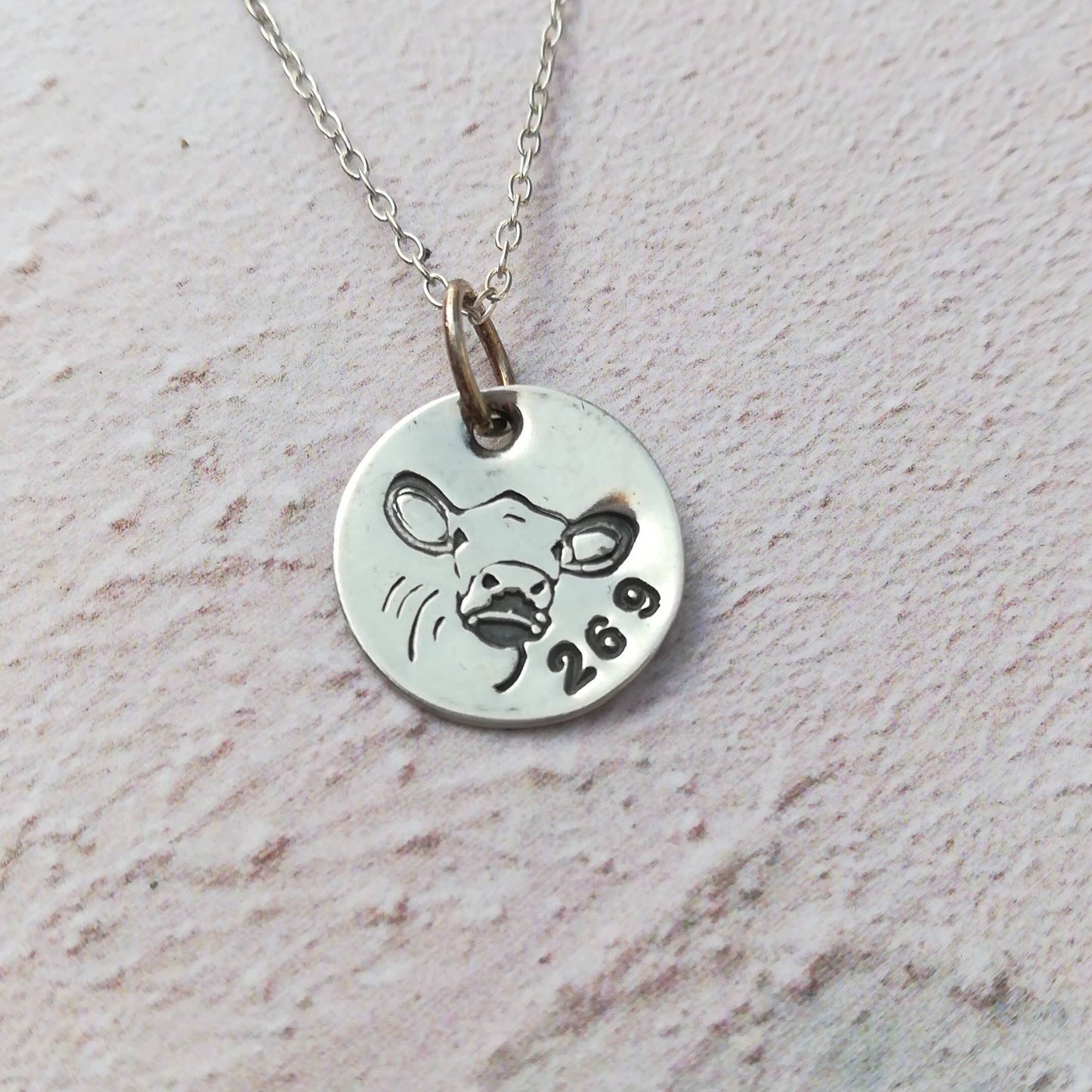 Vegan 269 Cow Necklace