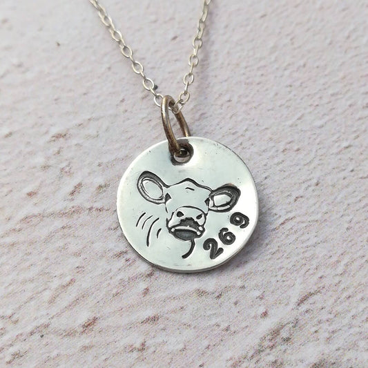 Vegan 269 Cow Necklace