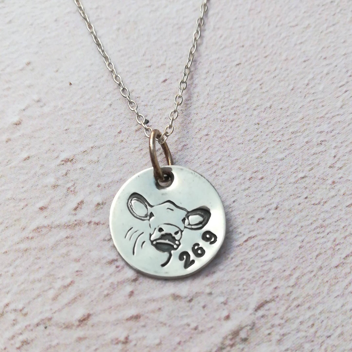 Vegan 269 Cow Necklace