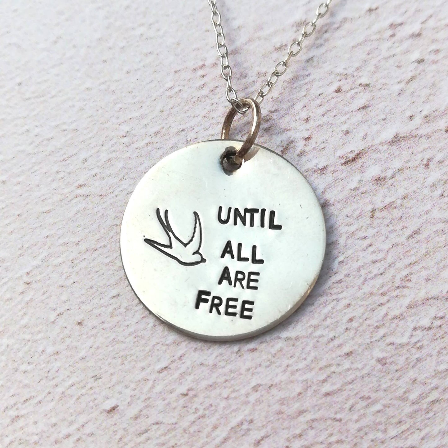 Until All Are Free Necklace