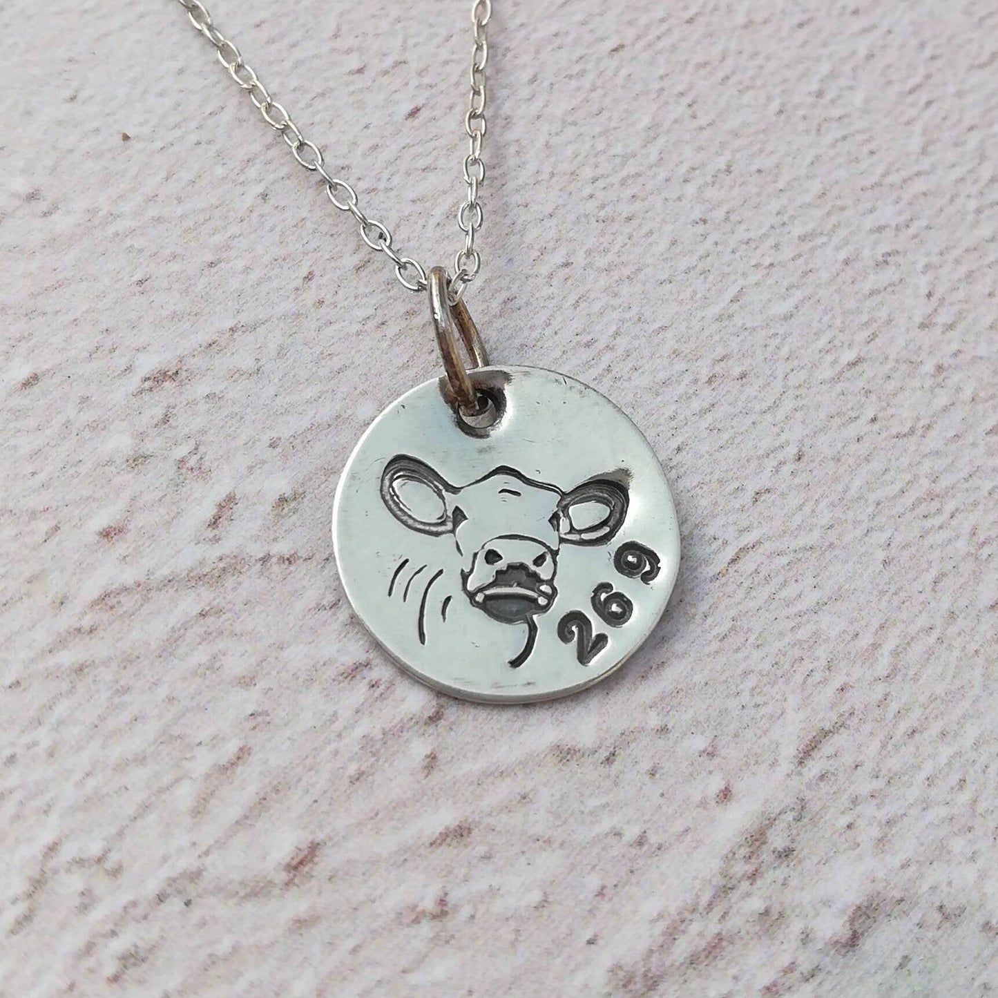 Vegan 269 Cow Necklace