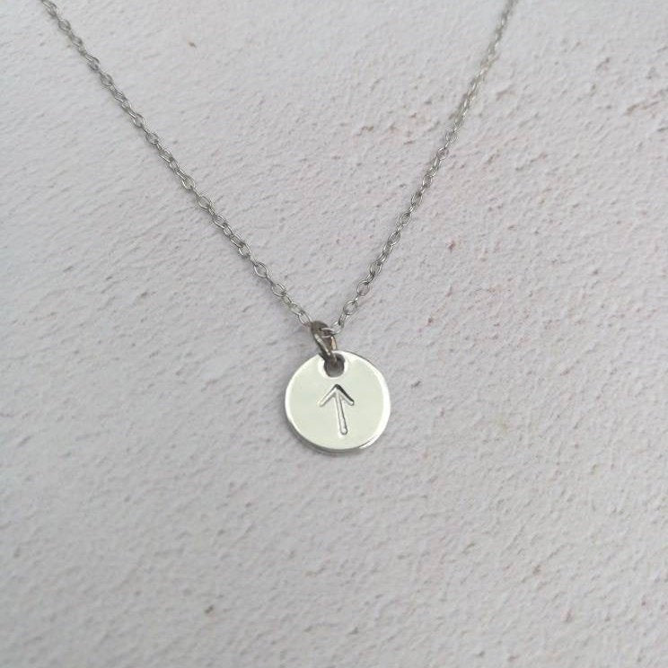 Personalised Viking Rune Initial Necklace