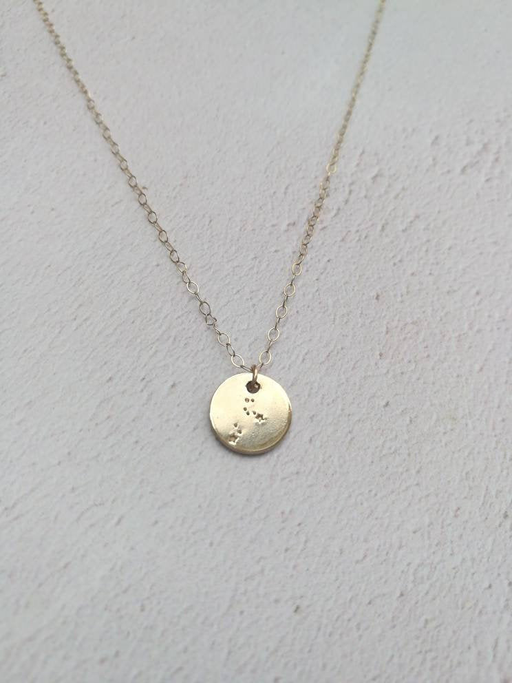 Personalised Zodiac Constellation Necklace