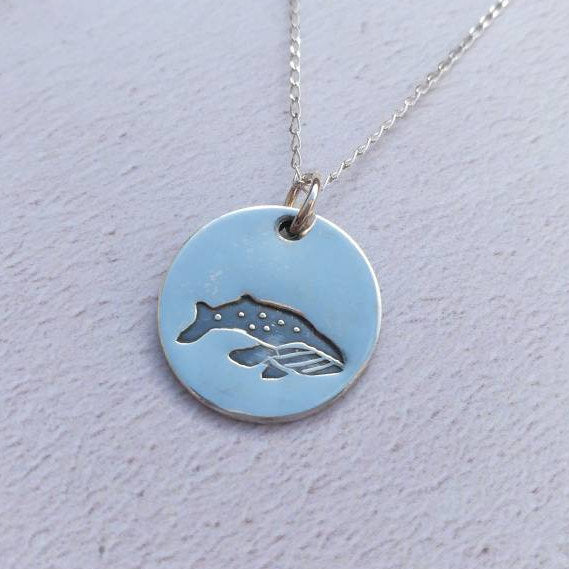 Whale Sterling Silver Necklace