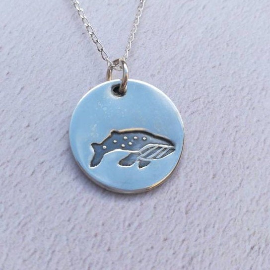 Whale Sterling Silver Necklace