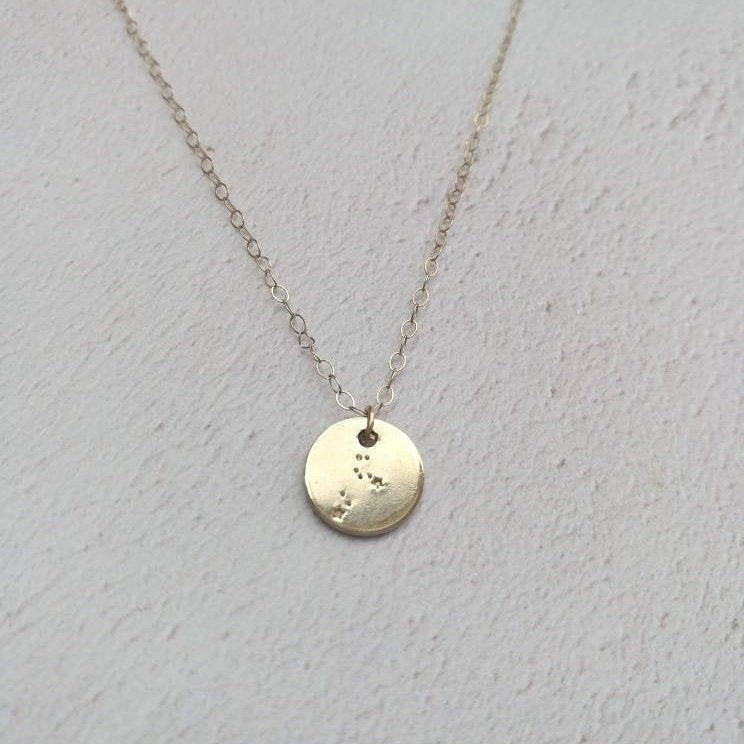 Personalised Zodiac Constellation Necklace