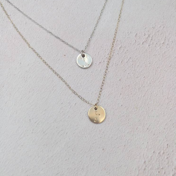 Personalised Zodiac Constellation Necklace