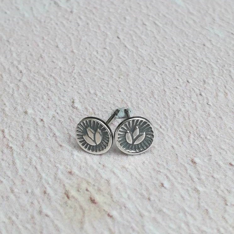 Lotus Stud Earrings